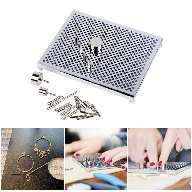 Wire Jewelry Making Jig - Set per Avvolgimento Fili Fai-da-Te per