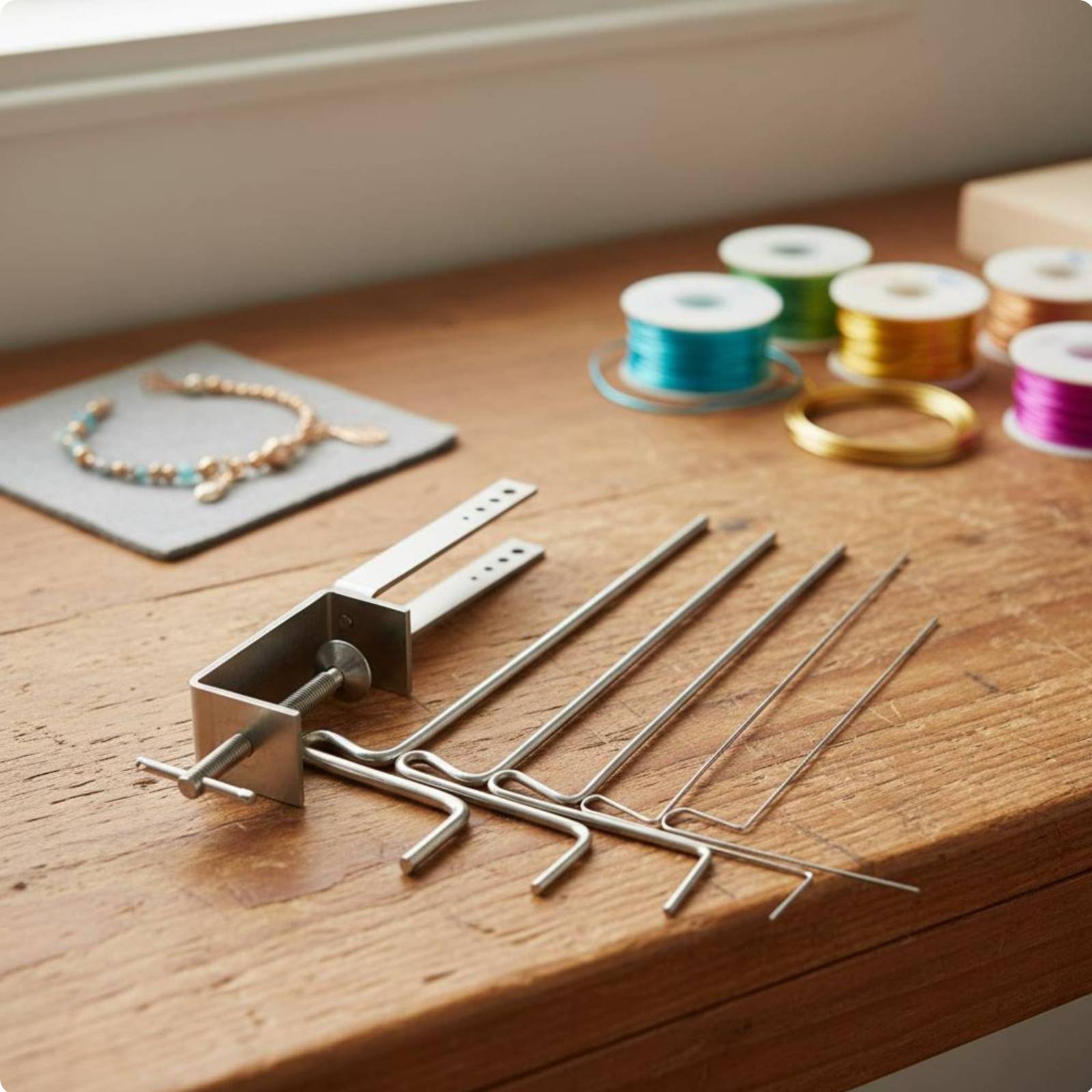 Wire Jewelry Making Jig - Set di mandrini per avvolgimento fili