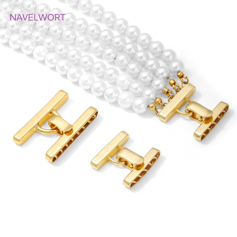 Jewelry Making Essentials - Chiusura per collana multifilo Connettore per