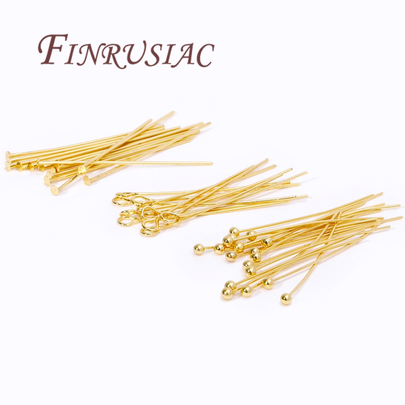 Jewelry Making Rivets - 50 Pz 20-50mm Perni placcati in