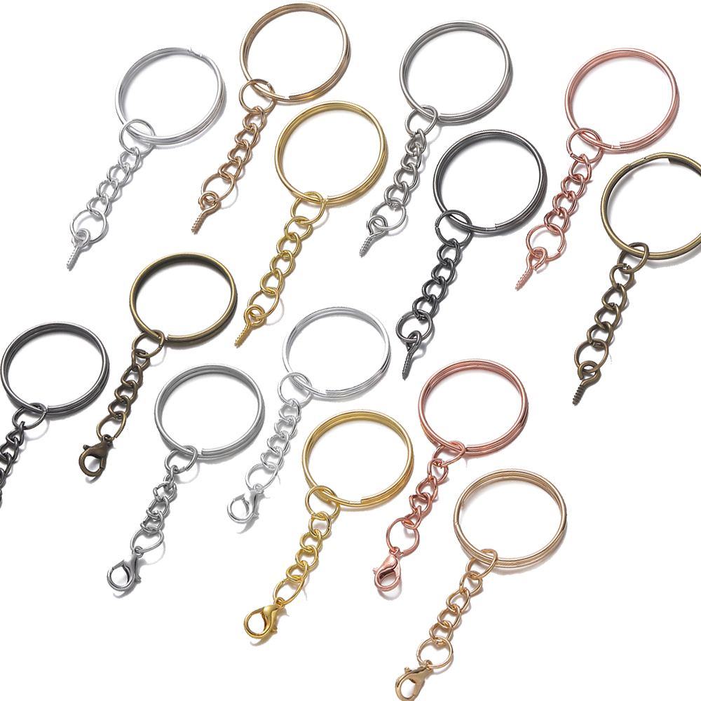 Jewelry Making Rivets - 10 pz/lotto Anelli portachiavi da 25