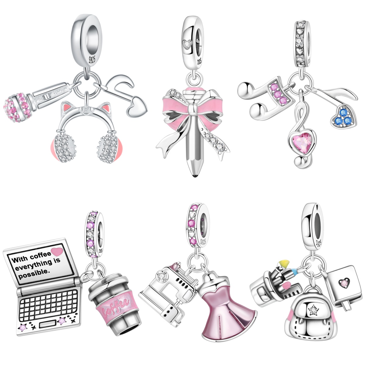 Jewelry Making Notes - Ciondoli Orstarry in Argento Sterling S925