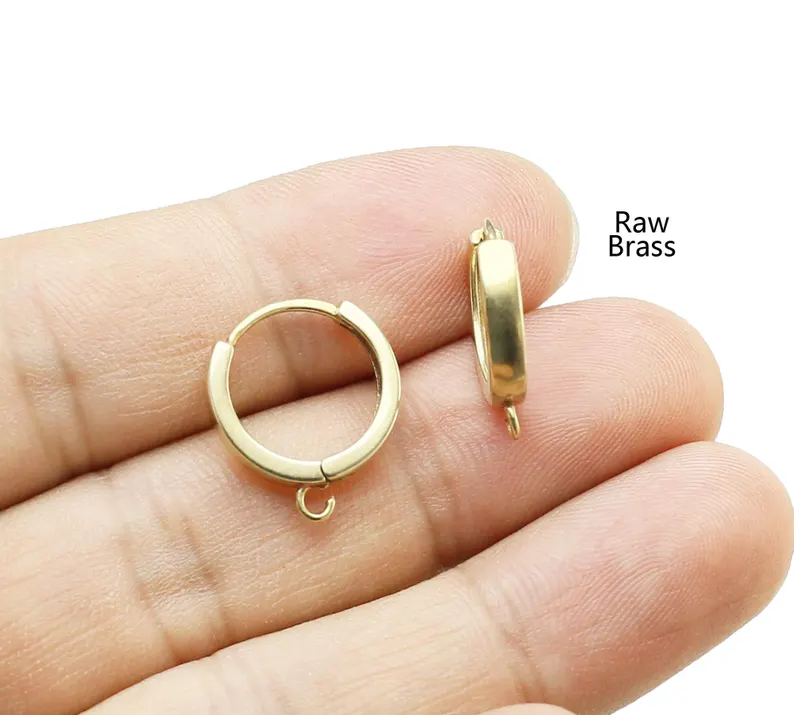 Cerchi per orecchie in ottone  - Jewelry Making Essentials recensione e prezzo