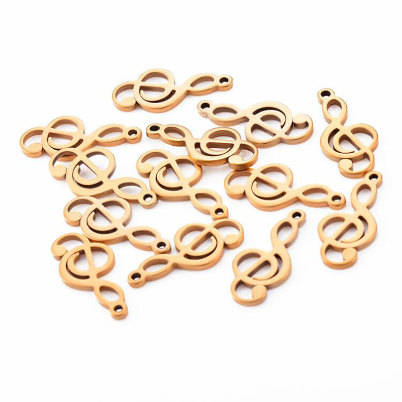 10pcs Charms nota musicale cio - Jewelry Making Notes recensione e prezzo