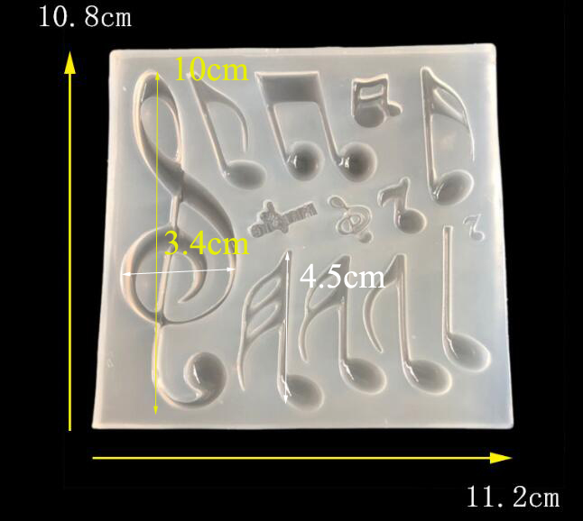 1PC nota musicale stampo in si - Jewelry Making Notes recensione e prezzo
