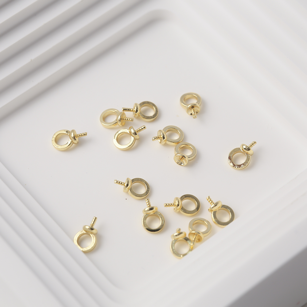 Tazza in ottone perla Peg Bail - Jewelry Making Rivets recensione e prezzo